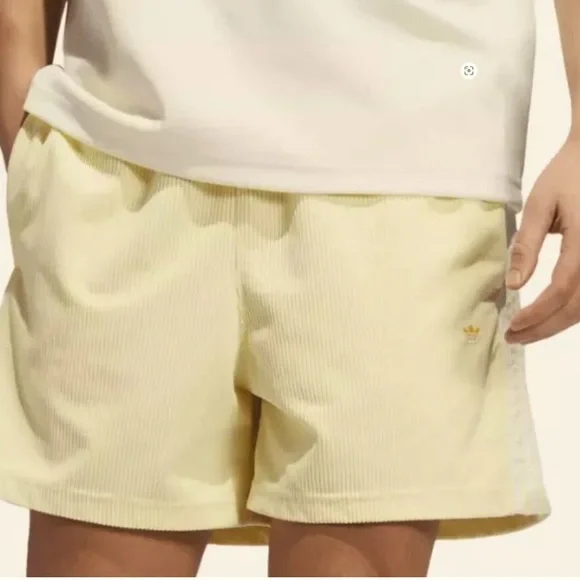 adidas | Shorts | Adidas Originals Basketball Shorts Double Knit Cord Easy  Yellow Size Xs | Poshmark